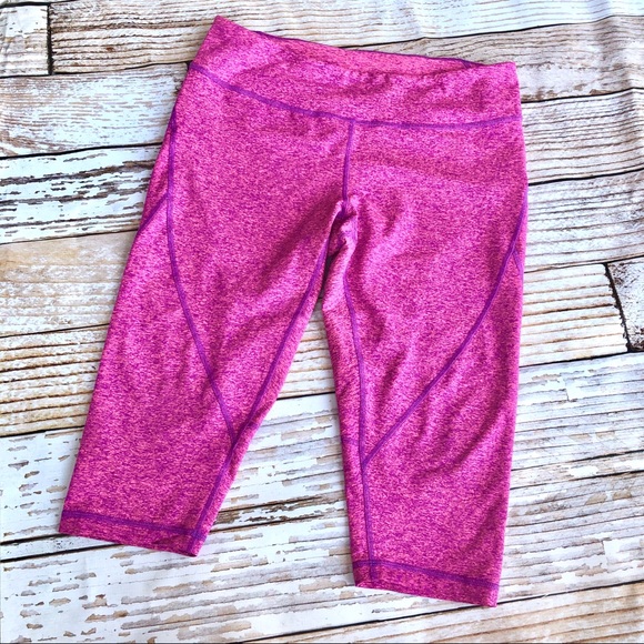 Zella “Live In” Slim Fit Capri - Pink Marled - L - Picture 2 of 8